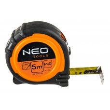 Рулетка NEO Tools стальная лента 5 м x 25 мм, магнит (67-115)