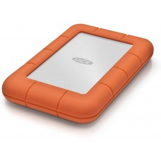 Зовнішній жорсткий диск 2Tb LaCie Rugged Mini, Orange/Silver (LAC9000298)
