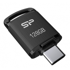 USB 3.1 Flash Drive 128Gb Silicon Power Mobile C10, Black, USB Type-C (SP128GBUC3C10V1K)