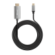 Адаптер USB 3.1 Type-C (M) - HDMI (M), Trust Calyx, Black, 1,8 м (23332)