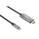 Адаптер USB 3.1 Type-C (M) - HDMI (M), Trust Calyx, Black, 1,8 м (23332)