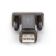 Конвертер USB 2.0 (F) - COM (RS232) (M), Digitus, 80 см, чипсет FTDI (DA-70156)