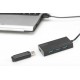 Концентратор USB 3.0 Digitus, Black, 4 порти USB 3.0 (DA-70240-1)