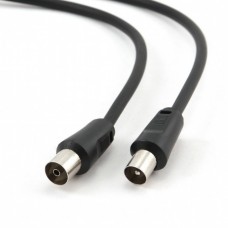 Антенный кабель-удлинитель Cablexpert CCV-515-3M Black, 75 Ом, 3.0 м (CCV-515-3M)