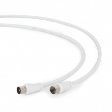 Антенный кабель-удлинитель Cablexpert CCV-515-W-5M White, 75 Ом, 5.0 м (CCV-515-W-5M)