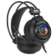 Наушники Marvo HG9018 Black, Multi-LED, микрофон, звук 7.1, USB, накладные, кабель 2.20 м (HG9018)