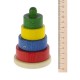 Пирамидка деревянная, Nic, разноцветная (NIC2312)