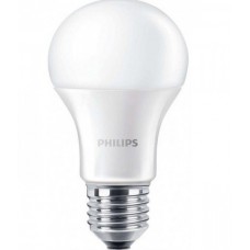 Лампа светодиодная E27, 5W, 6500K, A60, Philips, 470 lm, 220V (929001304607)