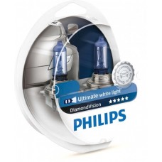 Автолампи Philips Diamond Vision H3, 2 шт (12336DVS2)