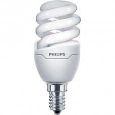 Лампа люминесцентная E14, 8W, 2700K, Philips Tornado T2 mini, 480 lm, 220V (929689174303)