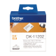 Картридж Brother DK11202, White, 62 мм х 100 мм, 300 наклеек на рулон, лента для печати наклеек