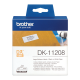 Картридж Brother DK11208, White, 38 мм x 90 мм, 400 наклеек на рулон, оригинальная кассета с лентой