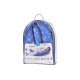 Подушка для беременных и для кормления Nuvita, 10 в 1 DreamWizard, синяя (NV7100Blue)