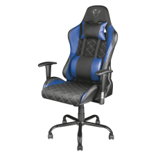 Игровое кресло Trust GXT 707B Resto Gaming Chair, Blue/Black, эко-кожа (22526)