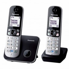 Радіотелефон Panasonic KX-TG6812UAB Black + додаткова трубка, АВН, Caller ID, спікерфон