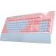 Клавиатура Asus ROG Strix Flare, Pink/Gray, механическая, переключатели Cherry MX (90MP00M0-B0UA04)