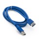 Кабель-подовжувач USB3.0 1.5 м Extradigital Blue (KBU1632)