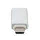 Перехідник USB 3.0 - USB Type C Extradigital Silver (KBU1665)