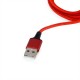 Кабель USB - Lightning + micro USB + Type-C 1 м Extradigital Red (KBU1750)