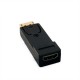 Адаптер DisplayPort (M) - HDMI (F), Extradigital, Black (KBH1755)