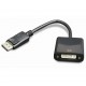 Адаптер DisplayPort (M) - DVI (F), Extradigital, Black (KBD1757)