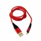 Кабель USB - Lightning 1 м Extradigital Red, 2.1A (KBU1758)