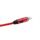 Кабель USB - Lightning + Lightning 1 м Extradigital Red (KBU1772)