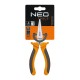 Плоскогубці NEO Tools, прямі, видовжені, 160 мм, високоякісна сталь (01-013)