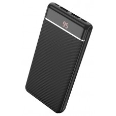 Универсальная мобильная батарея 10000 mAh, Hoco J59 Famous, Black