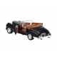 Автомобіль 1:36 Same Toy, Vintage Car, зі світлом і звуком, чорний, відкритий кабріолет (601-3Ut-4)
