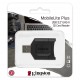 Картридер внешний Kingston MobileLite Plus, Black, USB 3.2, для SD (MLP)