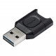 Картридер зовнішній Kingston MobileLite Plus, Black, USB 3.2, для microSD (MLPM)