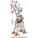 Конструктор металлический Same Toy, Inteligent DIY Model, подъемный кран, 629 эл. (WC182AUt)