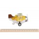 Самолет металлический инерционный Same Toy, Aircraft, желтый, со светом и музыкой (SY8015Ut-1)