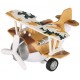 Самолет металлический инерционный Same Toy, Aircraft, коричневый, со светом и музыкой (SY8015Ut-3)