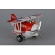 Самолет металлический инерционный Same Toy, Aircraft, красный, со светом и музыкой (SY8012Ut-3)