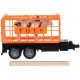 Машинка инерционная Same Toy, Super Combination, грузовик, красная, для перевозки животных (98-82Ut)