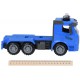Машинка інерційна Same Toy, Truck, тягач, синій, з трактором, зі світлом і звуком (98-613AUt-2)