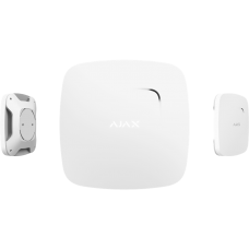Бездротовий датчик диму та температури Ajax FireProtect, White