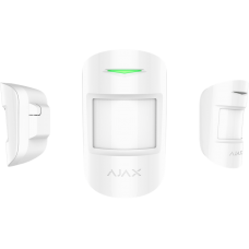 Беспроводной датчик движения с микроволновым сенсором Ajax MotionProtect Plus, White