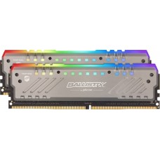 Пам'ять 8Gb x 2 (16Gb Kit) DDR4, 3200 MHz, Crucial Tactical Tracer RGB, Gray (BLT2K8G4D32AET4K)