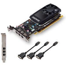 Видеокарта nVidia Quadro P400, PNY, 2Gb DDR5, 64-bit, 3 x miniDP (VCQP400DVIV2-PB)