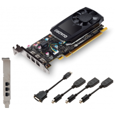 Видеокарта nVidia Quadro P400, PNY, 2Gb GDDR5, 64-bit, 3 x miniDP (VCQP400V2-PB)