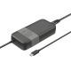 Зарядний пристрій для ноутбуків Trust Moda, Black, 60W, USB-C (21478)