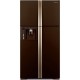 Холодильник Side by side Hitachi R-W720, Brown