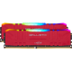 Пам'ять 16Gb x 2 (32Gb Kit) DDR4, 3000 MHz, Crucial Ballistix RGB, Red (BL2K16G30C15U4RL)