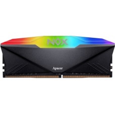 Пам'ять 8Gb DDR4, 3200 MHz, Apacer Nox RGB, Black (AH4U08G32C08YNBAA-1)