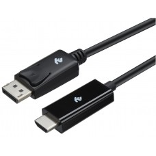 Кабель DisplayPort - HDMI 1.8 м 2E, 4K (2E-W1705)