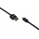 Кабель mini HDMI - HDMI, 1.8 м, Black, V1.4, 2E, позолоченные коннекторы, 4K (2EW-1120-2M)