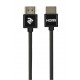 Кабель HDMI - HDMI 2 м 2E Black, V2.0, Ultra Slim (2EW-1119-2M)